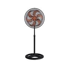 VENT. VENTISOL 50 COLUNA 6P PRETO 135W GR PLAST. HEL. BRONZE 220V