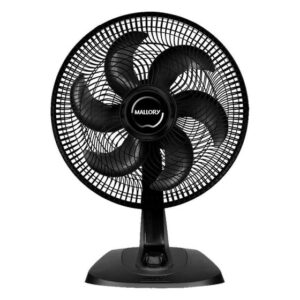 VENT. MALLORY 30 MESA 6P 42W COMPACT 3V PRETO 220V