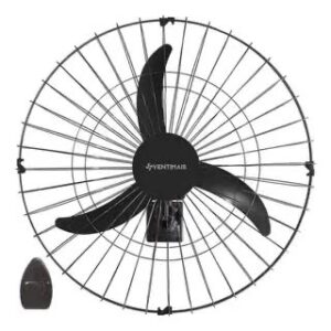 VENT. VENTIMAIS 60 PAREDE 3P 147W GRADE FERRO PRETO 220V