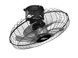 VENT. TETO ORBITAL 50 6P G. FERRO PRETO 160W M2 LORENSID BIV
