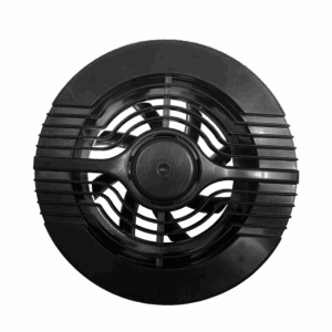 EXAUSTOR 15 CM 18W VAZAO AR 300 M3H REDONDO PRETO ITC 220V