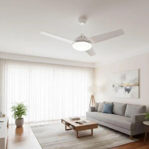 VENT. TETO CANCUN BVT01B 131W BRANCO BRITANIA 3 PAS BRANCO 220V