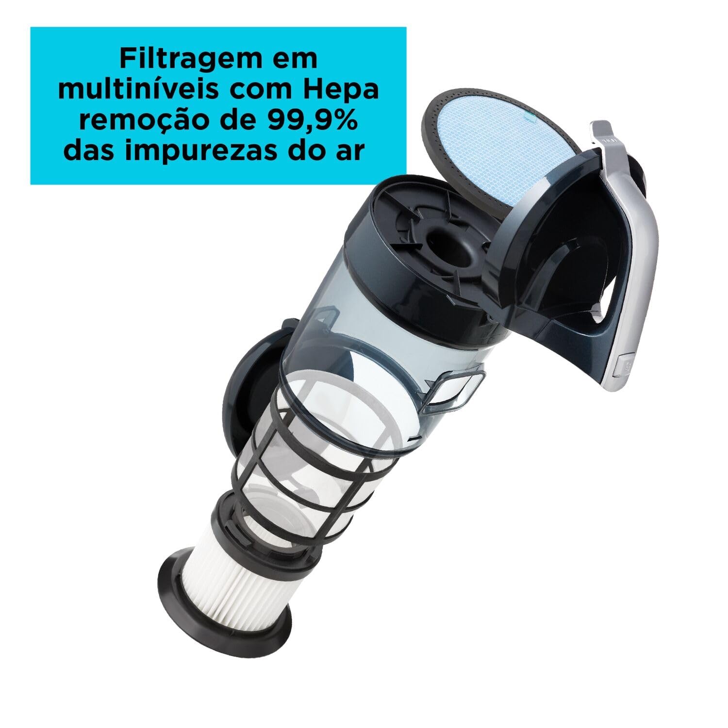 ASPIRADOR PO CICLONICO 1400W 2.0 LT BLACK DECKER 220V - Imagem 4