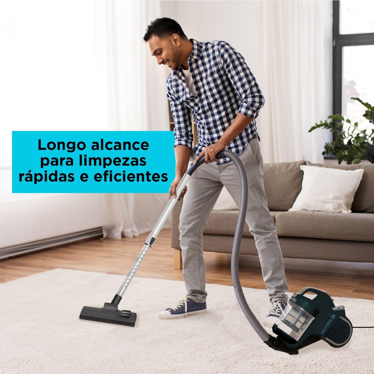 ASPIRADOR PO CICLONICO 1400W 2.0 LT BLACK DECKER 220V - Imagem 3