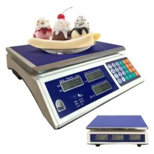 BALANCA DIGITAL 40 KG COMERCIAL MESA DIV 2G AZUL CHN688 MGS 220V