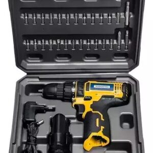 FURADEIRA IMPACTO TRAMONTINA 12V BATERIA MAND 3.8 KIT 30 PECAS C MALETA