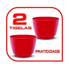 BATEDEIRA ARNO FACILITA 2 TIGELA VERMELHA SX25 220V - Imagem 2