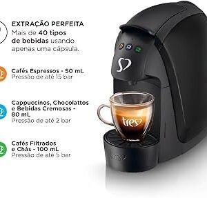 CAFETEIRA TRES 3 CORACAO ESPRESSO LUNA CAPSULA AUT 220V