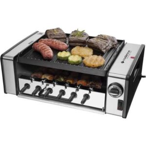 CHURRASQUEIRA ELETRICA MESA GRL700 AUT CHAPA ESPETOS GRILL CADENCE 220V