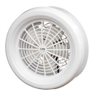 EXAUSTOR 25 CM 55W VAZAO AR 570 M3H TOP REDONDO BRANCO ITC 220V