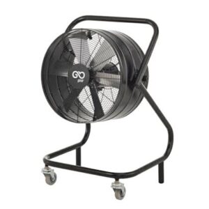 EXAUSTOR GOAR 50 CM 1.0 HP IND. MOTOR VAZAO 8.100 M3H COM CARRINHO PRETO 220V