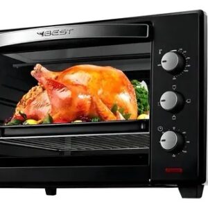 FORNO ELETRICO 60 LTS PLUS PRETO BRANCO BEST 220V