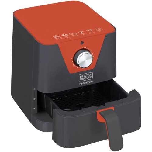 FRITADEIRA AIR FRYER 1.5 LTS 700W CZ LARANJA FREESTYLE BLACK DECKER 220V - Imagem 2