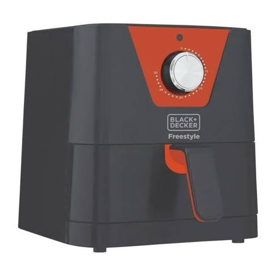 FRITADEIRA AIR FRYER 1.5 LTS 700W CZ LARANJA FREESTYLE BLACK DECKER 220V