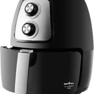 FRITADEIRA AIR FRYER 4.0 LTS 1.500W FLOW BRF01P PRETA BRITANIA 220V