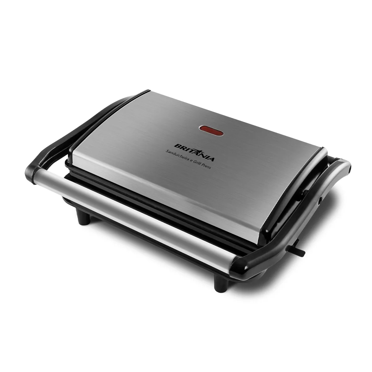 SANDUICHEIRA BRITANIA BGR27I INOX PRESS 2 EM 1 850W 220V