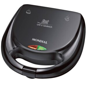 SANDUICHEIRA MONDIAL FAST PRETA S12 750W 220V