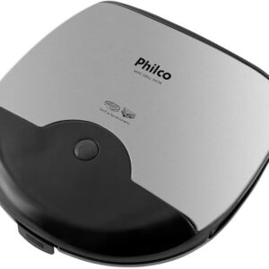 SANDUICHEIRA PHILCO MINI GRILL INOX CROMADO 220V