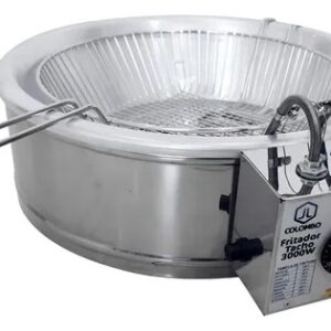 TACHO FRITURA 5.0 LTS ELETRICA 3000W MESA INOX COLOMBO
