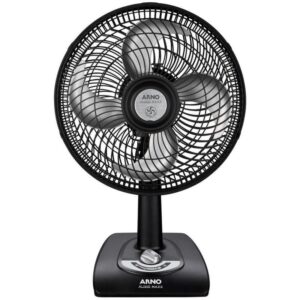 VENT. ARNO 30 MESA 4P 55W ALIVIO MAXX VA3P PRETO 220V
