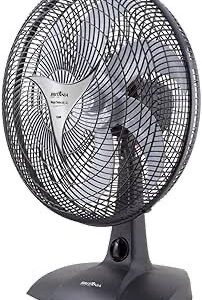 VENT. BRITANIA 50 MESA 6P 130W MEGA SIX PRETO 220V