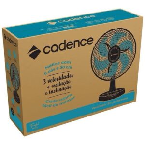 VENT. CADENCE 30 MESA 3P 50W WINDY PRETO 220V 2