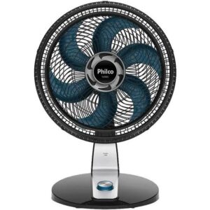 VENT. PHILCO 40 MESA 6P 155W PVT400 PRETO HEL. AZUL 220V