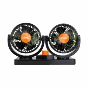 VENT. IMPORT. LELONG 10 CM 24V 10W DUPLO AUTOMOTIVO MINI LE5721 PRETO