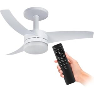 VENT. TETO EASY FITTING 3P 145W PVT07B BRANCO COM CONTROLE BRITANIA 220V