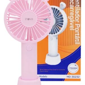 VENT. IMPORT. INOVA 10 CM 10W USB MINI PORTATIL COLUNA MAO 3V MD30232