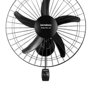 VENT. MONDIAL 50 PAREDE 5P 150W PRO TURBO NVPPRO50 PRETO 220V