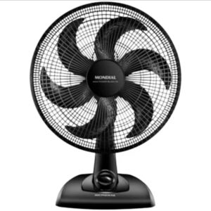 VENT. MONDIAL 30 MESA 6P 60W SUPER POWER VSP30B PRETO 220V
