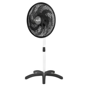 VENT. DOMINA 60 COLUNA 8P 250W PRETO HEL. PRETA 220V
