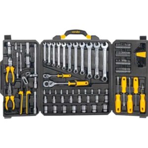 MALETA FERRAMENTAS KIT 110 PEÇAS AÇO CROMO VONDER