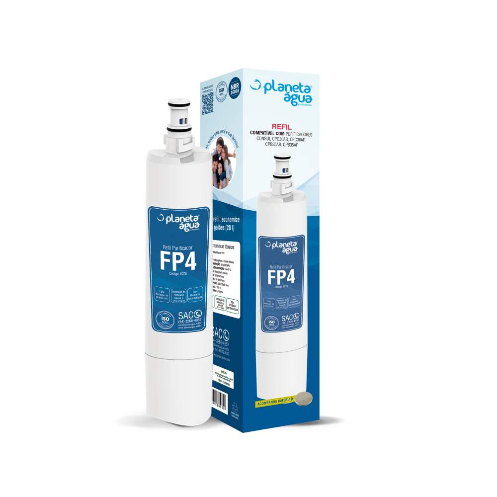 REFIL FILTRO FP4 ESPECIAL BEBED. CONSUL PLANETA AGUA