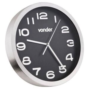 RELOGIO PAREDE 360 MM PRATA PT VONDER