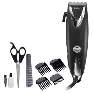 CORTADOR DE CABELOS PCR12CR SKULL PRO CHROME 9 EM 1 PHILCO 220V