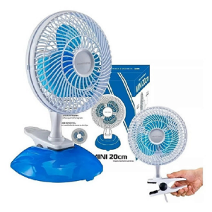 VENT. VENTISOL 20 MESA MINI 3P 18W BRANCO HEL. AZUL PREMIUN 220V