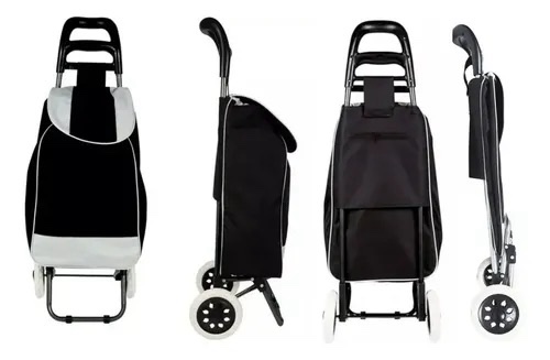 CARRINHO COMPRAS LEVA TUDO BAG TO GO PRETO 4 MOR - Imagem 3