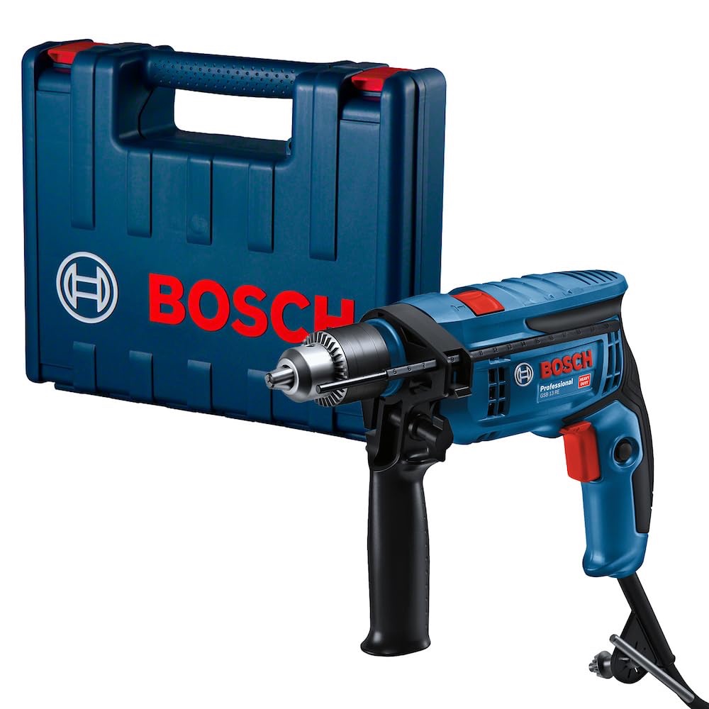 FURADEIRA IMPACTO BOSCH 750W GSB13 RE C MALETA 220V - Imagem 2