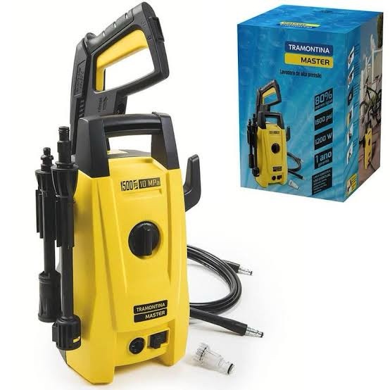 LAVADORA ALTA PRESSAO TRAMONTINA 1200W ECONOMIC AMARELO 220V