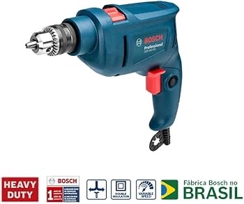 FURADEIRA IMPACTO BOSCH 450W GSB 450 RE 3 BROCAS 220V - Imagem 3