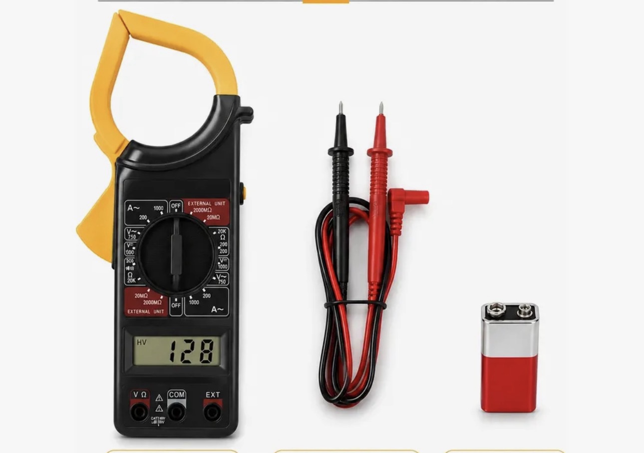 ALICATE AMPERIMETRO DIGITAL M266C MED TEMPERATURA TENSA 200.750V - Imagem 3