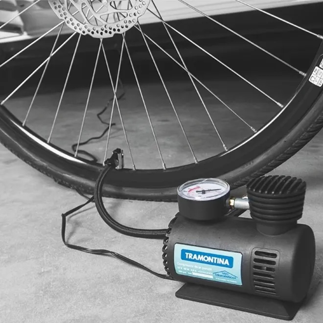 COMPRESSOR AR PORTATIL 12V 50W TRAMONTINA - Imagem 2